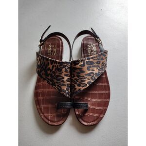 Naturalizer women's animal‎ print sandals size 7.5
